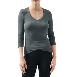 Michael Stars NWT Deep V-Neck 3/4 Sleeves Top